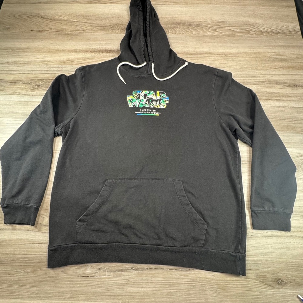 Mens‎ Star Wars Episode IV A New Hope Graphic Hoodie Black XL